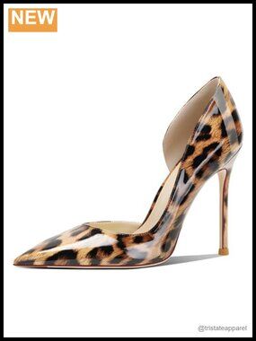 Faux Leather Pointed Toe Stiletto Heel Pump for Wedding Party